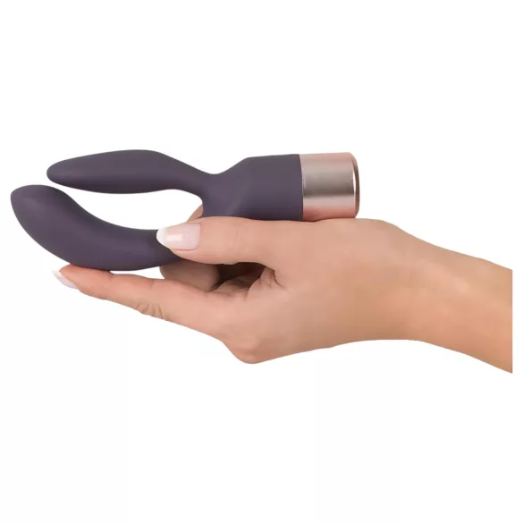 You2Toys Elegant Double - vibratore rabbit ricaricabile - silicone viola