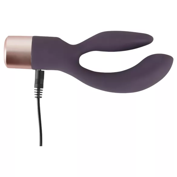 You2Toys Elegant Double - vibratore rabbit ricaricabile - silicone viola