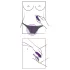 SMILE - vibratore clitorideo ricaricabile wireless - silicone viola