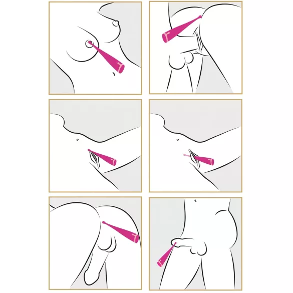 Couples Choice - vibratore clitorideo ricaricabile - silicone rosa