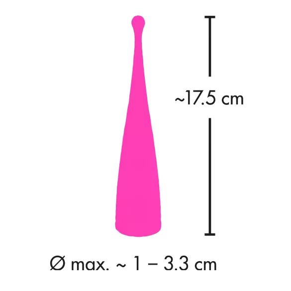 Couples Choice - vibratore clitorideo ricaricabile - silicone rosa