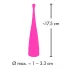 Couples Choice - vibratore clitorideo ricaricabile - silicone rosa