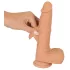 You2Toys - vibratore realistico - funzione spinta - color carne
