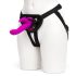 Happyrabbit - strap-on vibratore coniglio - silicone viola
