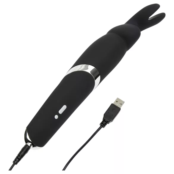 Happyrabbit Wand - vibratore massaggiante ricaricabile - nero