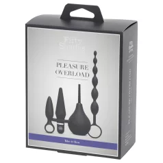 Fifty Shades of Grey - Set anale 4 in 1 - silicone nero