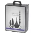 Fifty Shades of Grey - Set anale 4 in 1 - silicone nero
