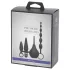 Fifty Shades of Grey - Set anale 4 in 1 - silicone nero
