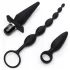 Fifty Shades of Grey - Set anale 4 in 1 - silicone nero