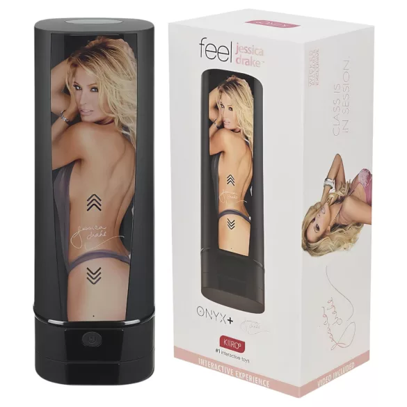 Kiiroo Onyx+ Jessica Drake - masturbatore interattivo - nero