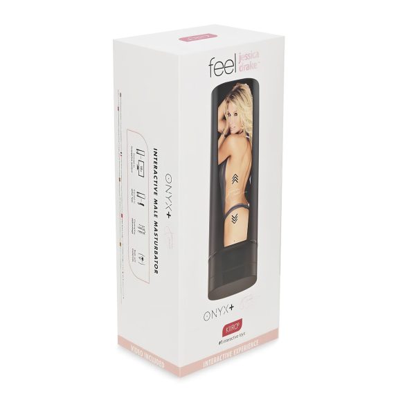 Kiiroo Onyx+ Jessica Drake - masturbatore interattivo - nero