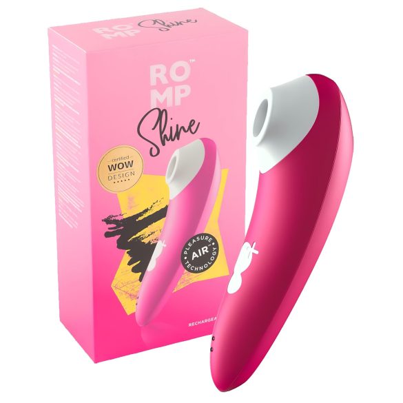 ROMP Shine - Stimolatore Clitorideo Ondulato Impermeabile (Rosa)