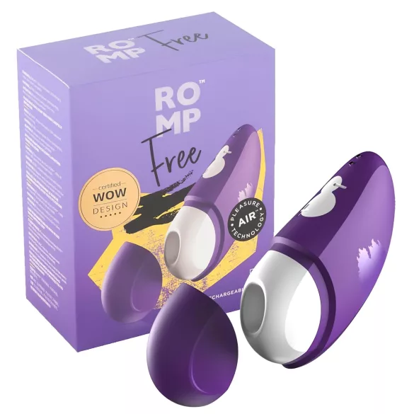ROMP Free - stimolatore clitorideo ad onde d’aria impermeabile - viola