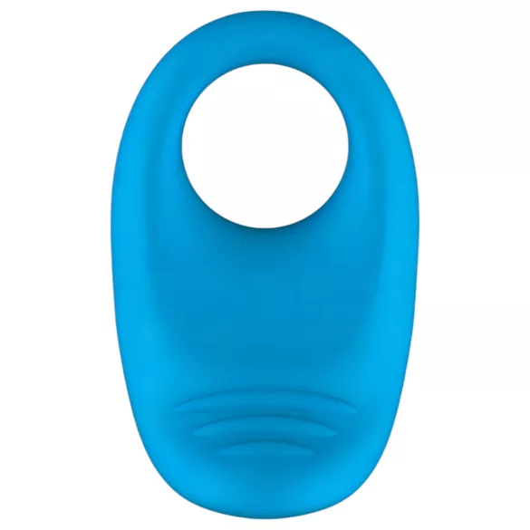 ROMP Juke - anello fallico vibrante impermeabile - silicone blu