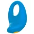ROMP Juke - anello fallico vibrante impermeabile - silicone blu