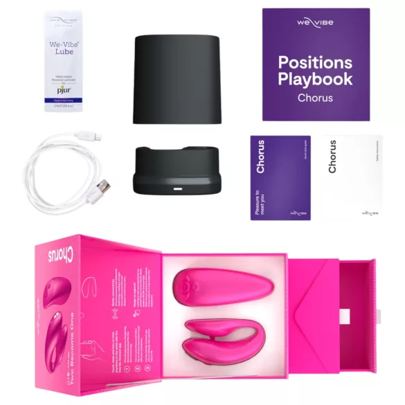 We-Vibe Chorus - vibratore smart per coppie ricaricabile (rosa)
