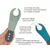Fun Factory Manta - vibratore per il glande (nero)
