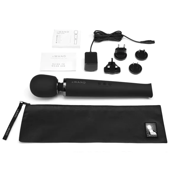 Le Wand Petite - esclusivo vibratore massaggiante ricaricabile (nero)