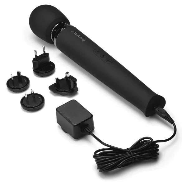 Le Wand Petite - esclusivo vibratore massaggiante ricaricabile (nero)