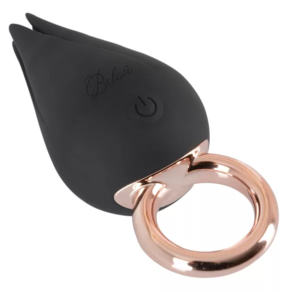 Belou - vibratore clitorideo ricaricabile impermeabile - nero
