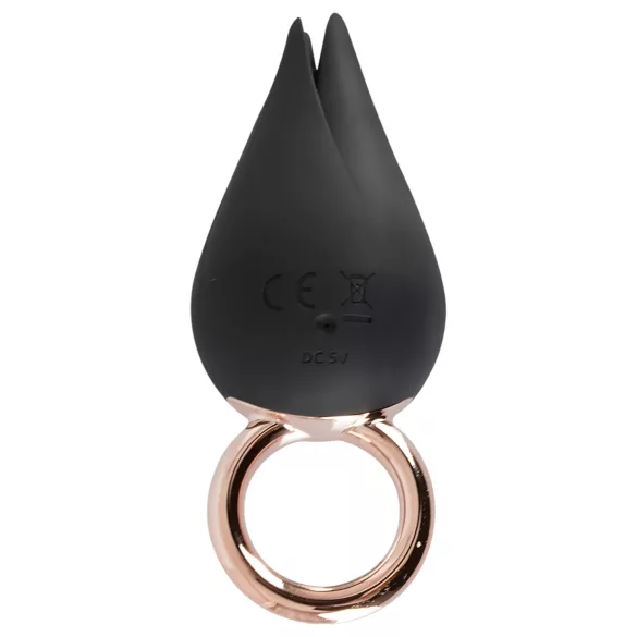 Belou - vibratore clitorideo ricaricabile impermeabile - nero