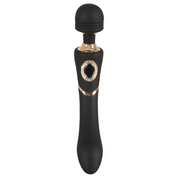 Cleopatra Wand - vibratore massaggiante ricaricabile impermeabile nero
