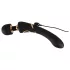 Cleopatra Wand - vibratore massaggiante ricaricabile impermeabile nero