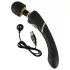 Cleopatra Wand - vibratore massaggiante ricaricabile impermeabile nero