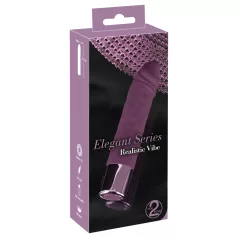   You2Toys Elegant Realistic - vibratore ricaricabile impermeabile (viola)