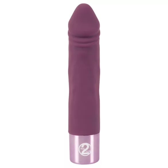 You2Toys Elegant Realistic - vibratore ricaricabile impermeabile (viola)