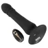 Black Velvets - vibratore anale ricaricabile a spinta (nero)