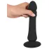 Black Velvets - vibratore anale ricaricabile a spinta (nero)