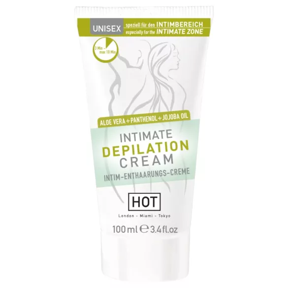 HOT Intimate - crema depilatoria intima con spatola 100ml