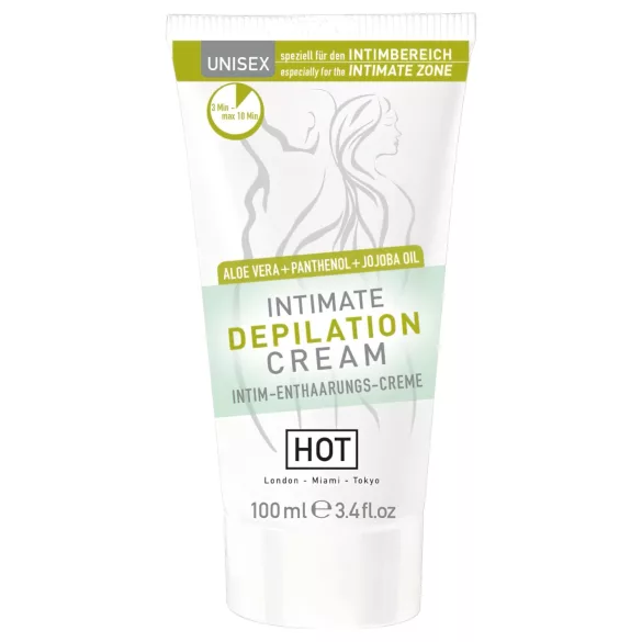 HOT Intimate - crema depilatoria intima con spatola 100ml