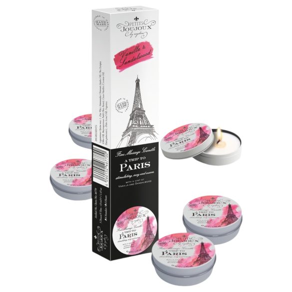 Petits Joujoux Paris - candela da massaggio - vaniglia e sandalo (5x43ml)