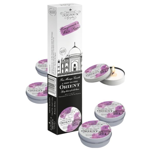 Petits Joujoux - Candela Massaggio Melagrana e Pepe Bianco (5x43ml)