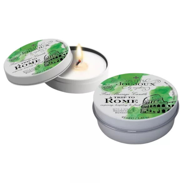 Petits Joujoux Rome - candela da massaggio - pompelmo bergamotto - 43ml