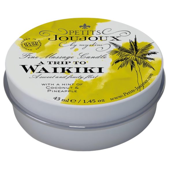 Petits Joujoux Waikiki - candela da massaggio - cocco ananas - 43ml