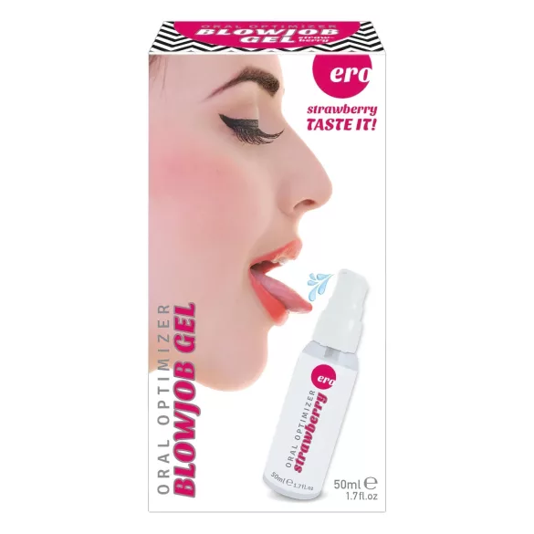 HOT - Blowjob Gel - gel lubrificante orale - fragola (50 ml)