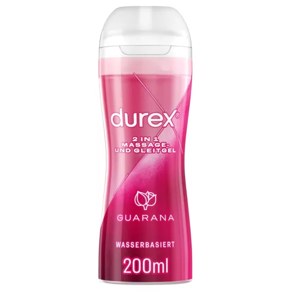 Durex - olio da massaggio 2in1 - guaranà - 200ml