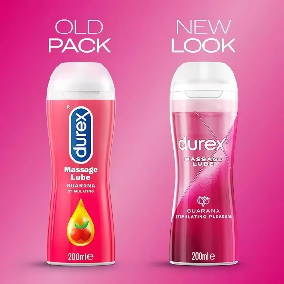 Durex - olio da massaggio 2in1 - guaranà - 200ml
