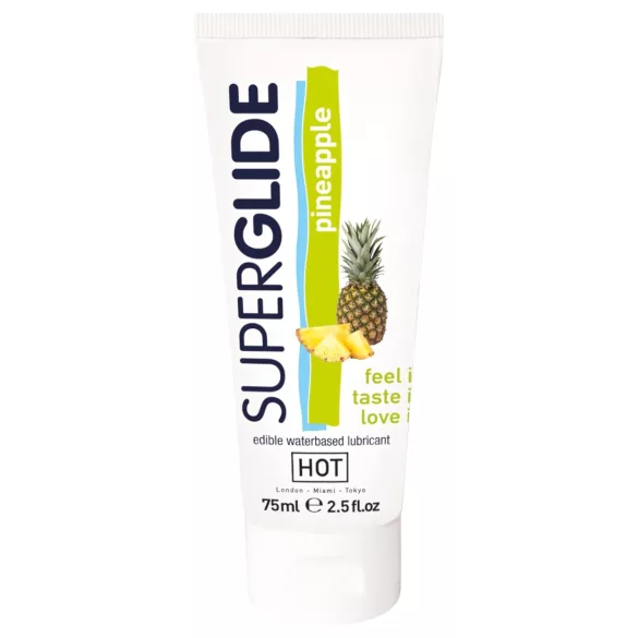 HOT - lubrificante commestibile al gusto ananas - 75ml