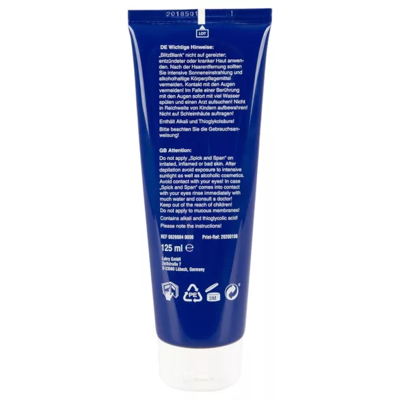 Crema depilatoria (125 ml)