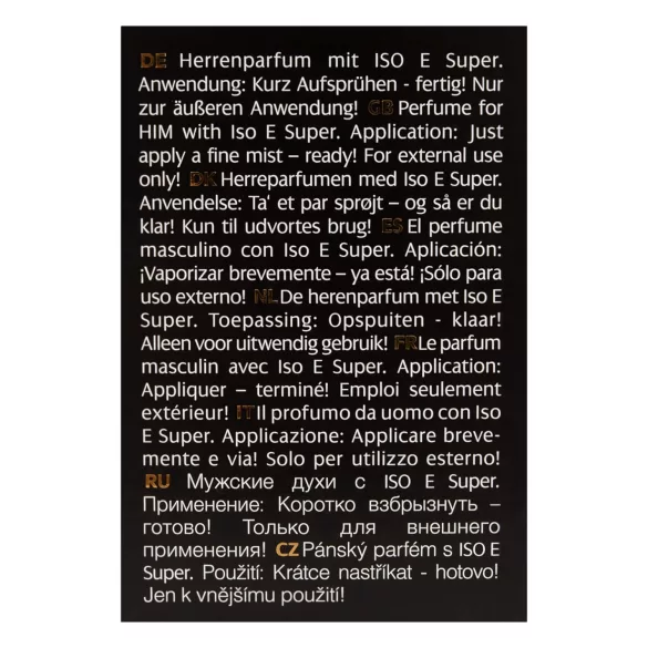 P6 Iso E Super - profumo feromonico uomo - fragranza intensa - 30ml