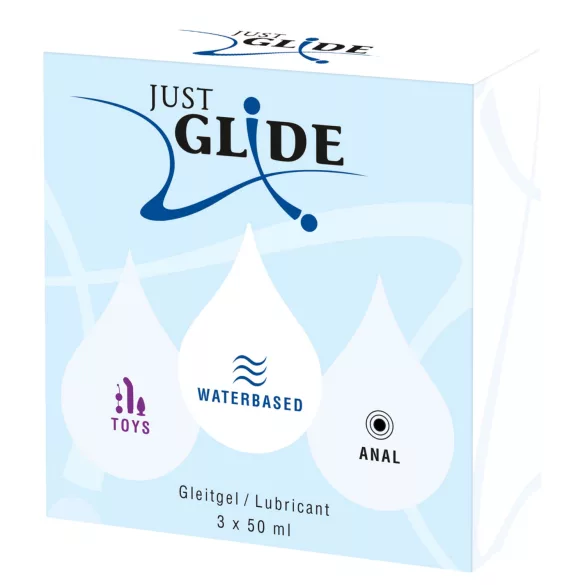 Just Glide - set lubrificanti intimi - 3x50ml