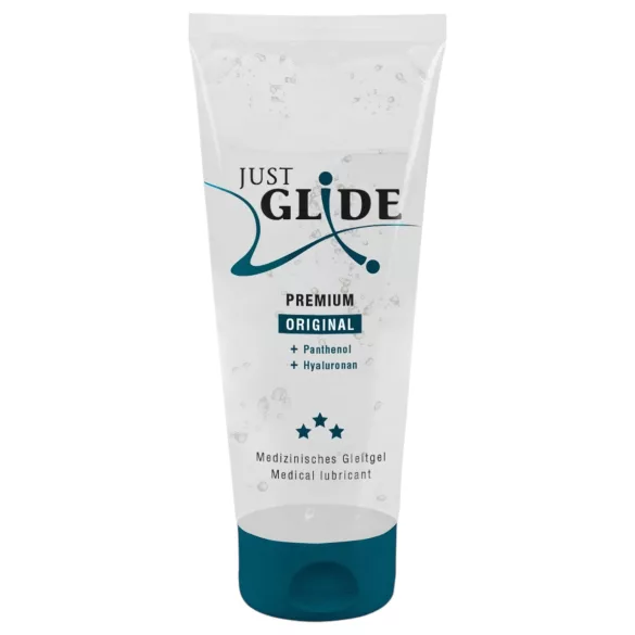 Just Glide Premium Original - lubrificante vaginale vegano a base d'acqua 200ml