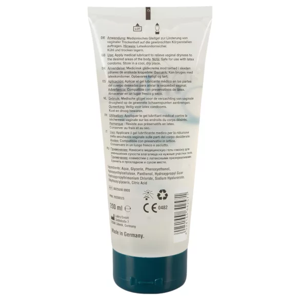 Just Glide Premium Original - lubrificante vaginale vegano a base d'acqua 200ml
