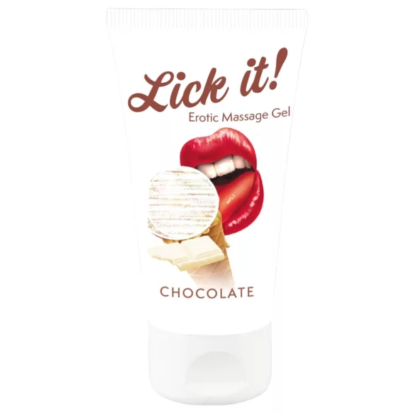 Lick it! - lubrificante commestibile 2in1 - cioccolato bianco 50ml