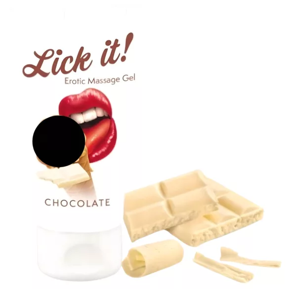 Lick it! - lubrificante commestibile 2in1 - cioccolato bianco 50ml
