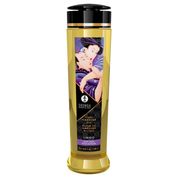 Shunga - olio da massaggio - frutti esotici - 240ml